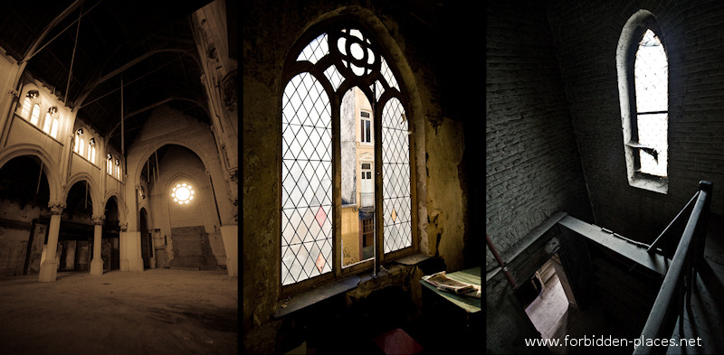 Eight Of Brussels’ Churches - (c) Forbidden Places - Sylvain Margaine - 8 - The abandoned church in Ixelles.