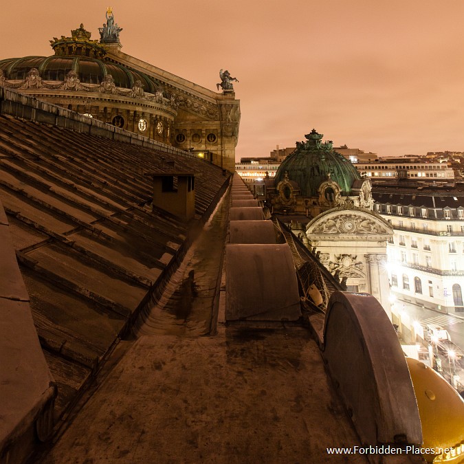 The Palais Garnier - (c) Forbidden Places - Sylvain Margaine - 3- Rooftop!